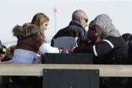 LUIS ALFONSO OF BORBON AND WIFE MARGARITA VARGAS WITH SONS IN BAQUEIRA BERET SKI STATION