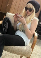 *EXCLUSIVE* Lindsay Lohan does her Time