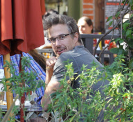 Jason Trawick eats at Aroma Cafe and makes faces