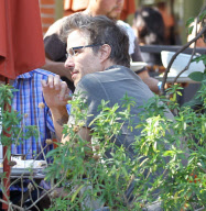 Jason Trawick eats at Aroma Cafe and makes faces