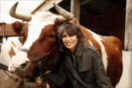 Chrissie Hynde photographed at cruelty free farm, Bhaktivedanta Manor, north London.