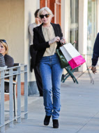 Lindsay Lohan shopping for a cell phone in Beverly Hills CA