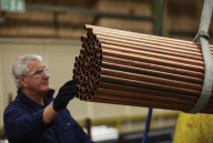 Copper piping distributors in Bracknell, Berkshire, Britain - 26 Oct 2011