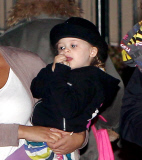 EXCLUSIVE Joel Madden with Harlow and Sparrow