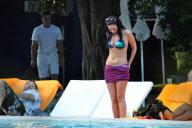 *EXCLUSIVE* Tulisa Contostavlos strips down to a little Bikini in Miami