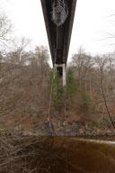 The UK's first Bungee on a Bike for Leap Day, The River Garry, Perthshire, Scotland, Britain - 28 Feb 2012