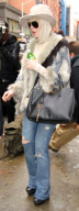 Lindsay Lohan On her Way to a SNL Rehearsal