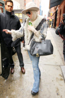Lindsay Lohan On her Way to a SNL Rehearsal