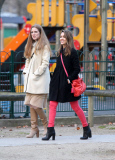 Actress Jessica Alba is seen in the Jardin du Luxembourg'