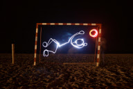 Light art of Rafael Rodrigo, Spain - Feb 2012