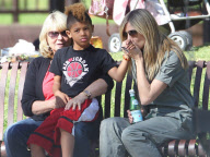 Heidi Klum Takes Her Kids To A Park In Beverly Hills