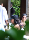 Naomi Campbell and Russian billionaire boyfriend Vladimir Doronin enjoy the lunch in Miami.