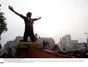 CAIRO : Anti-government protest