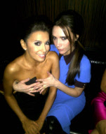 Eva Longoria with friends at the Vanity Fair party 