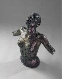 Bicycle chain sculptures by artist Seo Young Deok, South Korea - Feb 2012