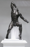 Bicycle chain sculptures by artist Seo Young Deok, South Korea - Feb 2012