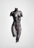 Bicycle chain sculptures by artist Seo Young Deok, South Korea - Feb 2012