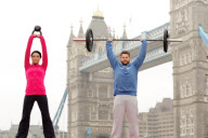 Christine Bleakley and Jack Osbourne launch Reebok's 'The Fitness of Sport' campaign, London, Britain - 07 Mar 2012