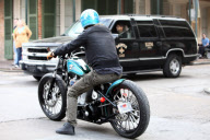 Brad Pitt cruisin through New Orleans