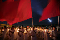  Buddhists Celebrate Makha Bucha Festival