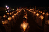  Buddhists Celebrate Makha Bucha Festival