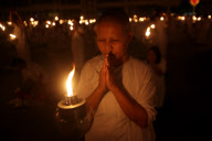  Buddhists Celebrate Makha Bucha Festival