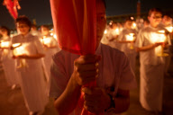  Buddhists Celebrate Makha Bucha Festival