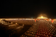  Buddhists Celebrate Makha Bucha Festival