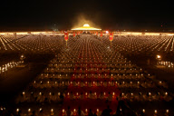  Buddhists Celebrate Makha Bucha Festival