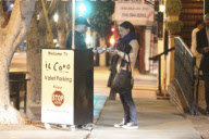 **Exclusive**Natalie Portman and family step out for dinner