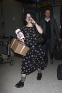 Helena Bonham Carter arrives at LAX airport