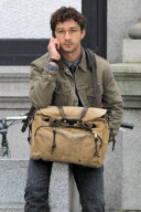 [NO CANADA, NO UK, NO IRELAND, NO GERMANY, NO AUSTRIA] *EXCLUSIVE* Shia LaBeouf stays in Character in Vancouver