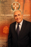 Dominique Strauss-Kahn talks at Cambridge University, Britain - 09 Mar 2012