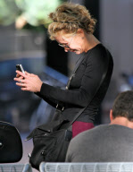 Meg Ryan Shops And Talks At Barneys