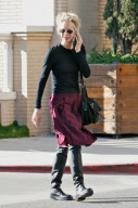 Meg Ryan Shops And Talks At Barneys