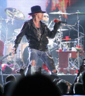 Guns N' Roses performing at the House of Blues