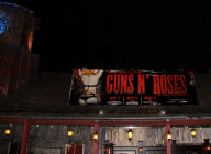 Guns N' Roses performing at the House of Blues