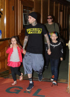 Exclusive: Travis Barker Takes His Kids To The Doctor's Office