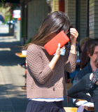 Rachel Bilson Gets Takeout in Los Feliz