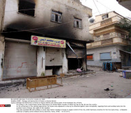 HOMS : Damage and destruction in Kerem ez-Zeytun district