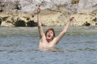 Sir Paul McCartney and Nancy Shevell Enjoy A Day At The Beach