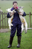 Lamb nicknamed 'The Hulk' after being born three times bigger than normal, Hanbury, Worcestershire, Britain - 13 Mar 2012