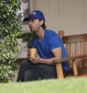 EXCLUSIVE -Shia LaBeouf smoking and working on his craft