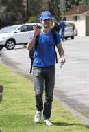 EXCLUSIVE -Shia LaBeouf smoking and working on his craft