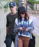 Vanessa Hudgens with hot Austin Butlerand hot lace pants