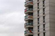 Olympic vilage construction Stratford, east London.