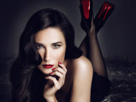 Demi Moore en la campaÃ±a 2012 de Helena Rubinstein 2012.