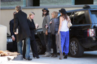 Russell Brand takes his mom to the Express Stop