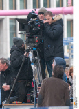 TIL SCHWEIGER - DREHARBEITEN SCHUTZENGEL POTSDAMER PLATZ