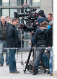 TIL SCHWEIGER - DREHARBEITEN SCHUTZENGEL POTSDAMER PLATZ
